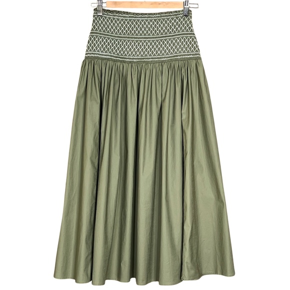 Reformation Haven Skirt in Artichoke Size Small - Picture 4 of 12